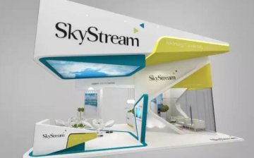 湖北武漢音響燈光設備企業展位設計搭建布置